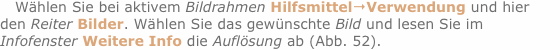 Wählen Sie bei aktivem Bildrahmen Hilfsmittel?Verwendung und hi