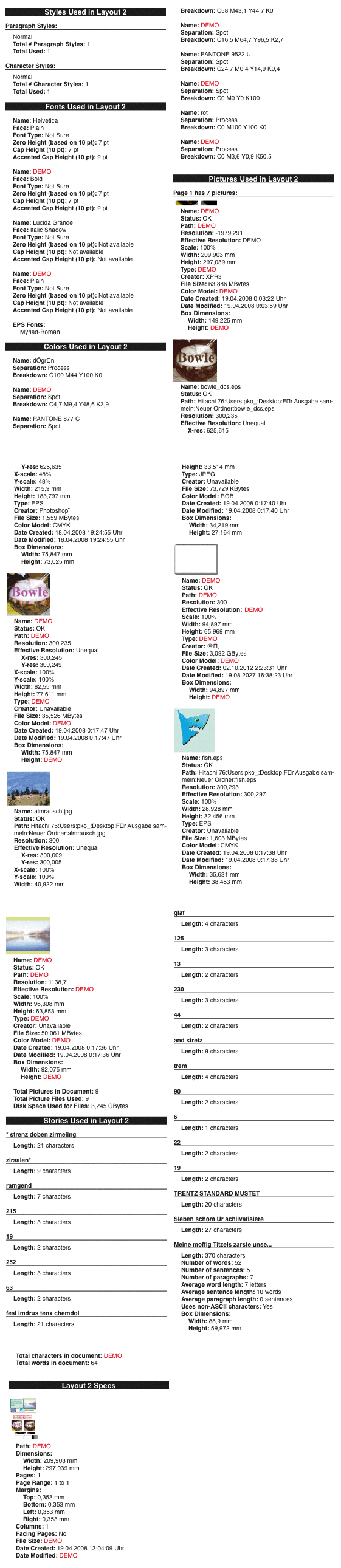 Screenshot – Reporter