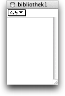 Screenshot – Bibliothek in QuarkXPress