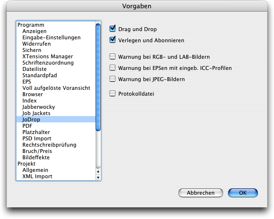 Screenshot – JoDrop