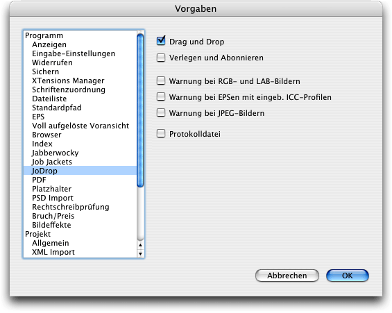 Screenshot – JoDrop
