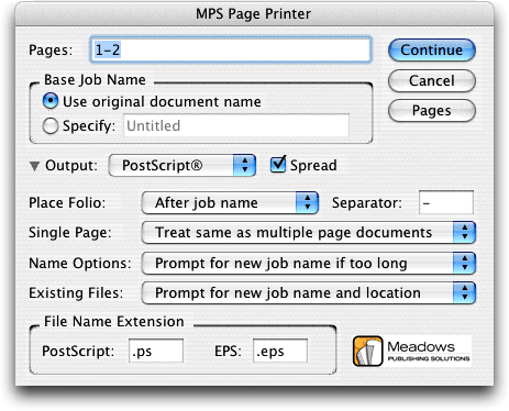 Screenshot – PagePrinter