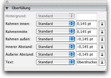 Screenshot – QXP Farben bearbeiten
