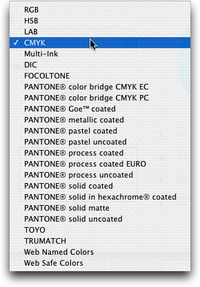 Screenshot – QXP Farben bearbeiten