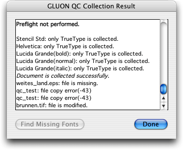 Screenshot – QC Collect