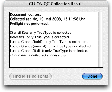 Screenshot – QC Collect