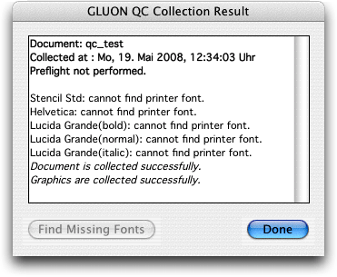 Screenshot – QC Collect