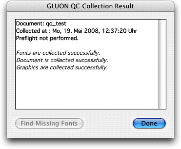 Screenshot – QC Collect