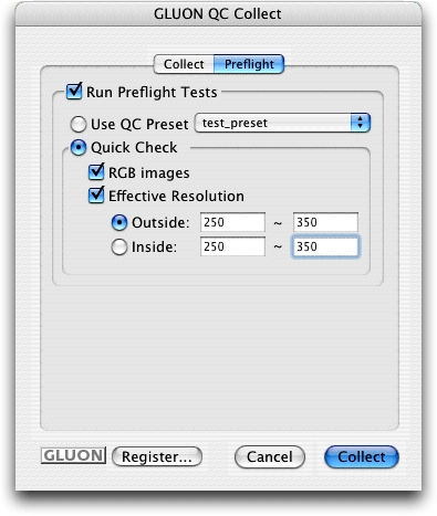 Screenshot – QC Collect