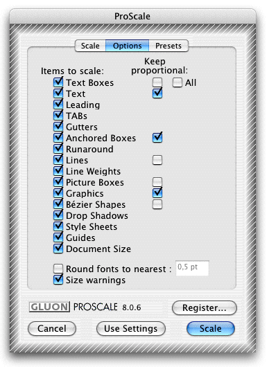 Screenshot – ProScale