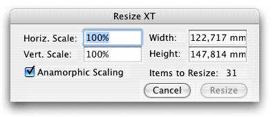 Screenshot – Resize XT