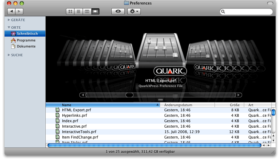 Screenshot - Quick Look Filter