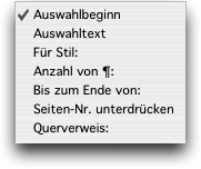 Screenshot - Index in QuarkXPress