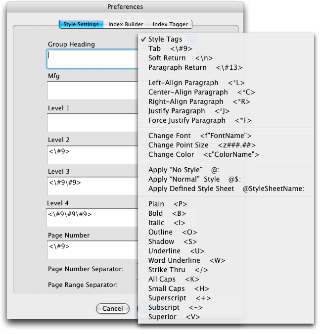Screenshot - Index Builder