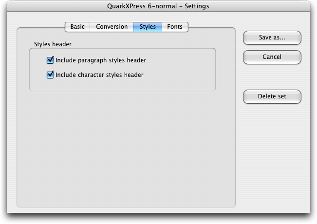 Screenshot - qXport 3
