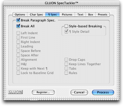 Screenshot – SpecTackler