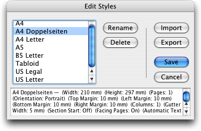 Screenshot – XPert PageSet