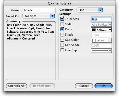 Screenshot – QX-ItemStyles