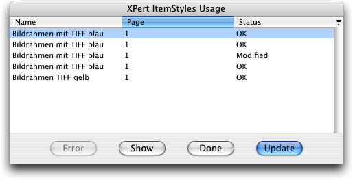 Screenshot – XPert ItemStyles