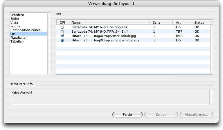 Screenshot – QuarkXPress OPI