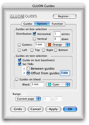 Screenshot – Pro Grids & Guides von Gluon