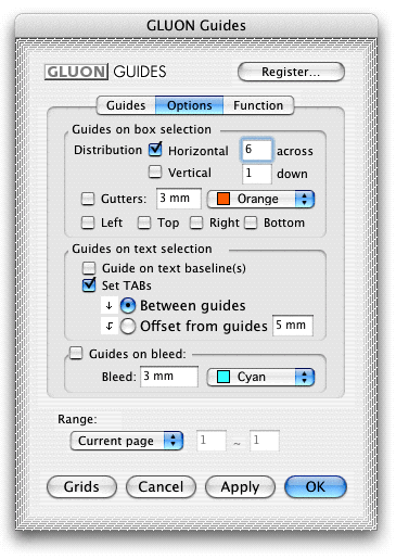 Screenshot – Pro Grids & Guides von Gluon