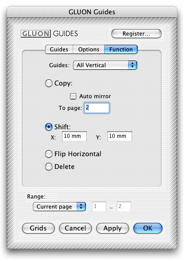 Screenshot – Pro Grids & Guides von Gluon