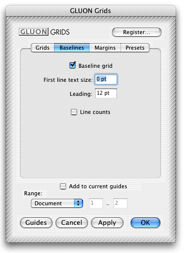 Screenshot – Pro Grids & Guides von Gluon