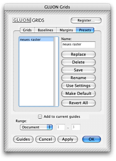 Screenshot – Pro Grids & Guides von Gluon