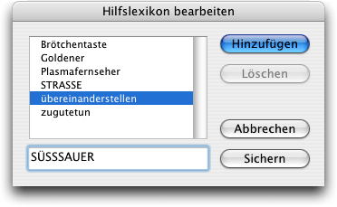 Screenshot - Hilfslexikon in QXP