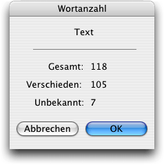 Screenshot - Rechtschreibprüfung in QXP