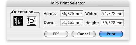 Screenshot – Print Selector