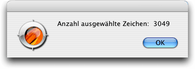 Screenshot – ZeichenZaehlen