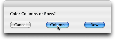 Screenshot – Row or Column Color
