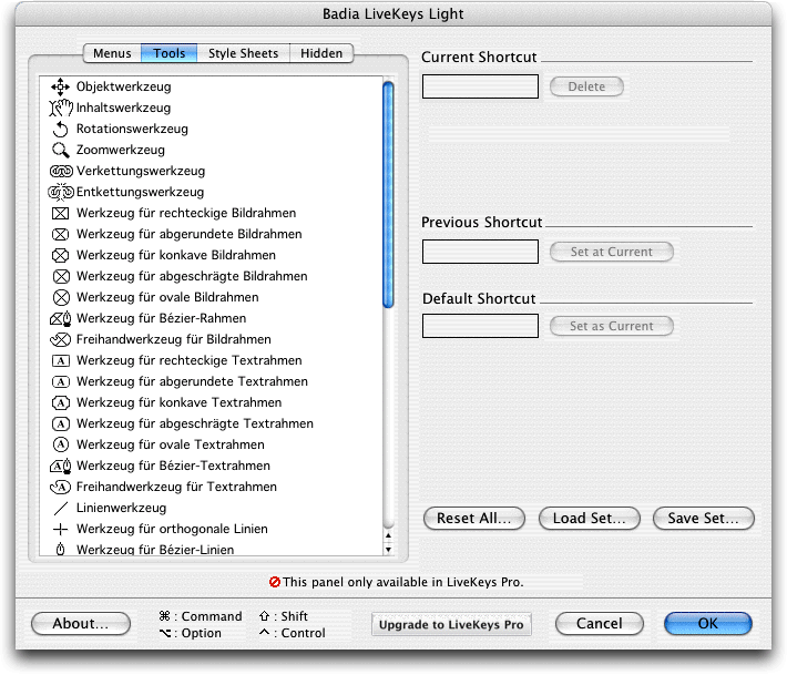 Screenshot – LiveKeys