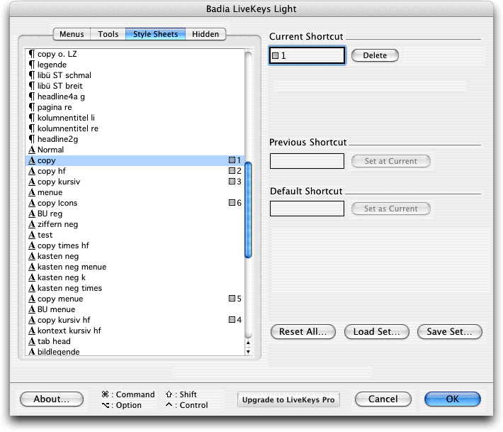 Screenshot – LiveKeys