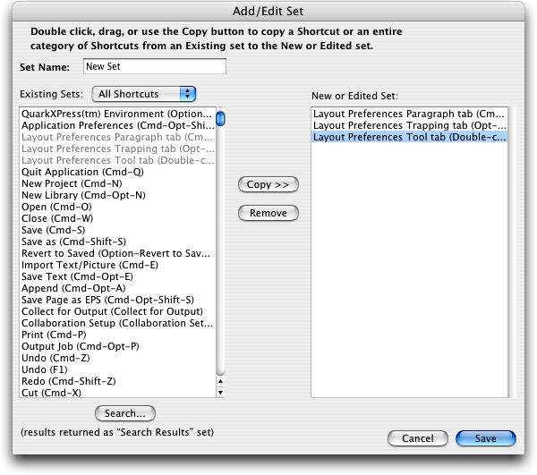 Screenshot – QX-Shortcuts