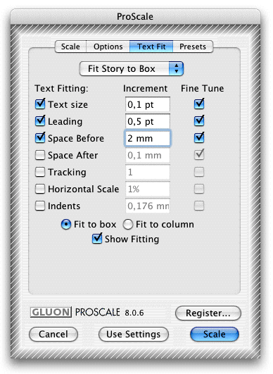 Screenshot – ProScale