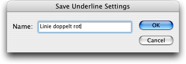 Screenshop – QXP Unterstreichung